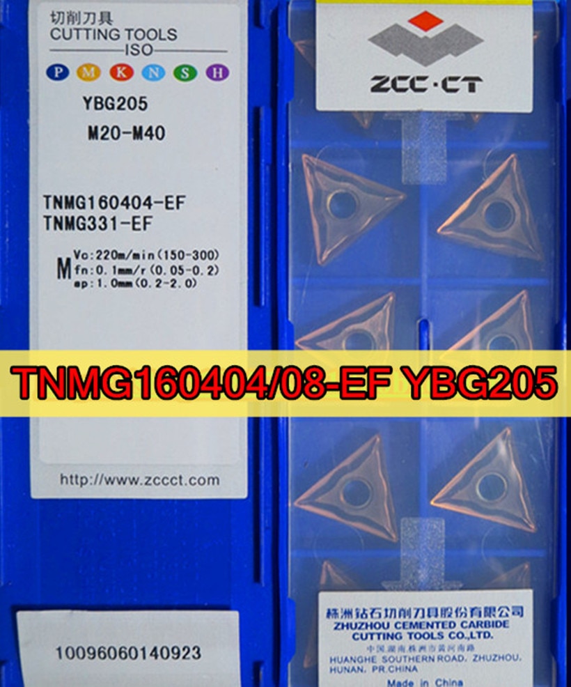 TNMG160404-EF TNMG160408-EF YBG205 100%  ZC..